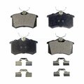 Positive Plus Rear Semi-Metallic Disc Brake Pads For Volkswagen Jetta Audi Beetle A4 Quattro Golf A6 S4 PPF-D340